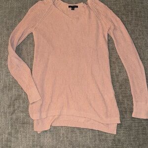 American Eagle Women's Pink Sweater
